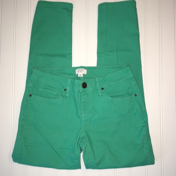 crown & ivy Denim - Crown & Ivy ladies size 2 teal skinny jeans